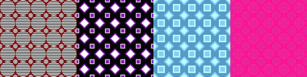 Texturas de patrones geométricos