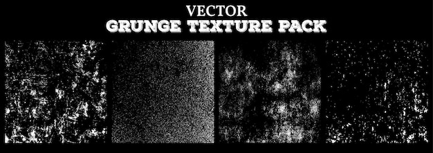 Texturas superpuestas sucias en blanco y negro