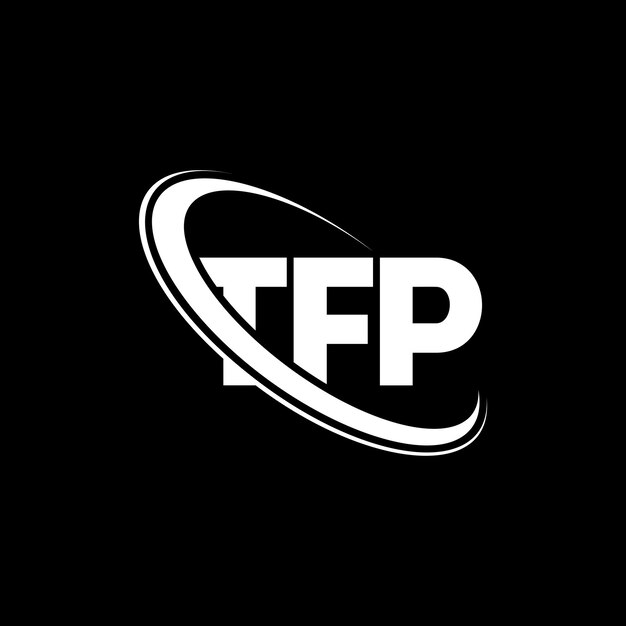 TFP logotipo TFP letra TFP letra diseño de logotipo Iniciales TFP logotipo vinculado con círculo y mayúscula monograma TFP tipografía para negocios de tecnología y marca inmobiliaria