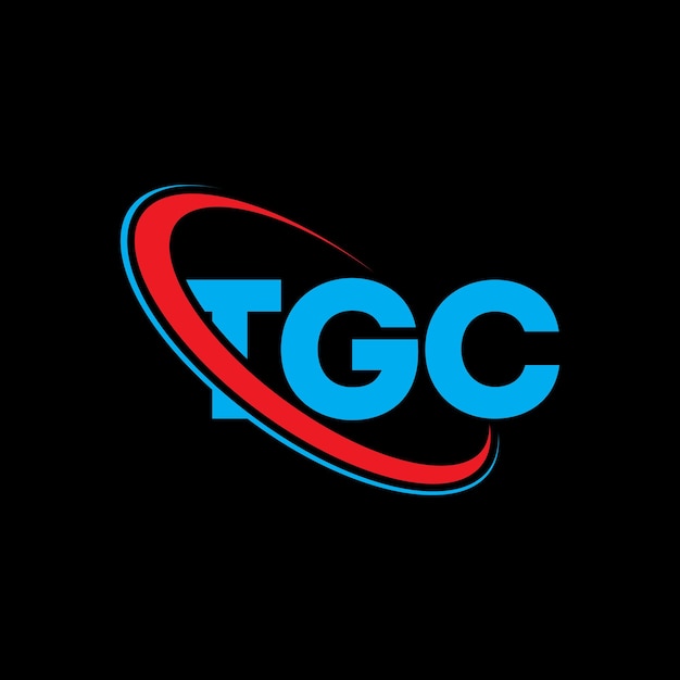 TGC logotipo TGC letra TGC letra diseño de logotipo Iniciales TGC logo vinculado con círculo y mayúscula monograma logotipo TCG tipografía para negocios de tecnología y marca inmobiliaria