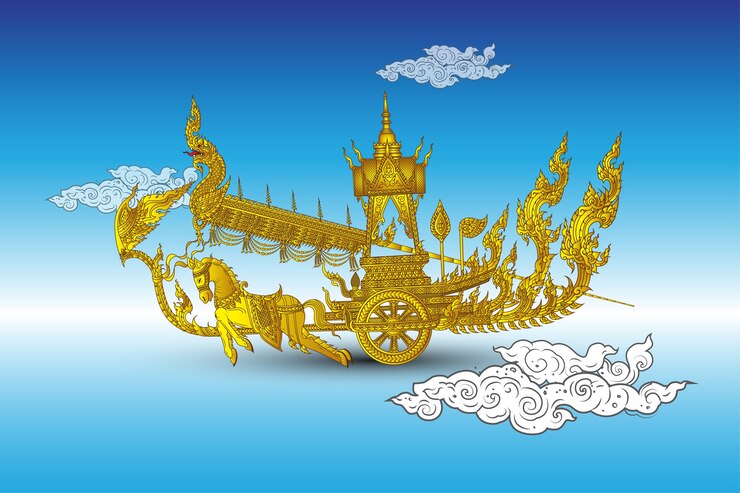 Thai Royal Court Rocket fastival
