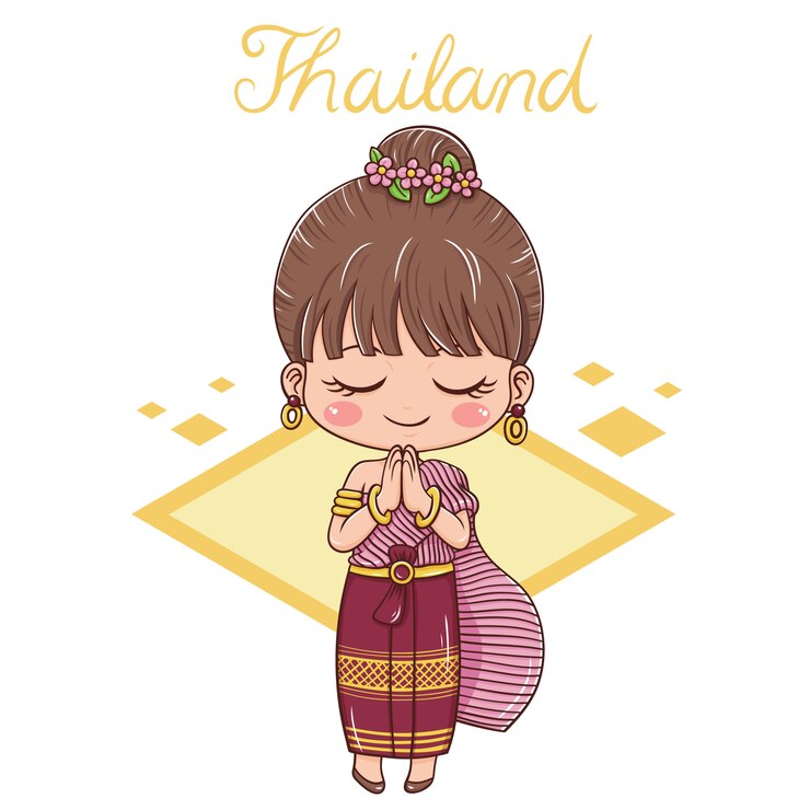 Vector thailand_girl