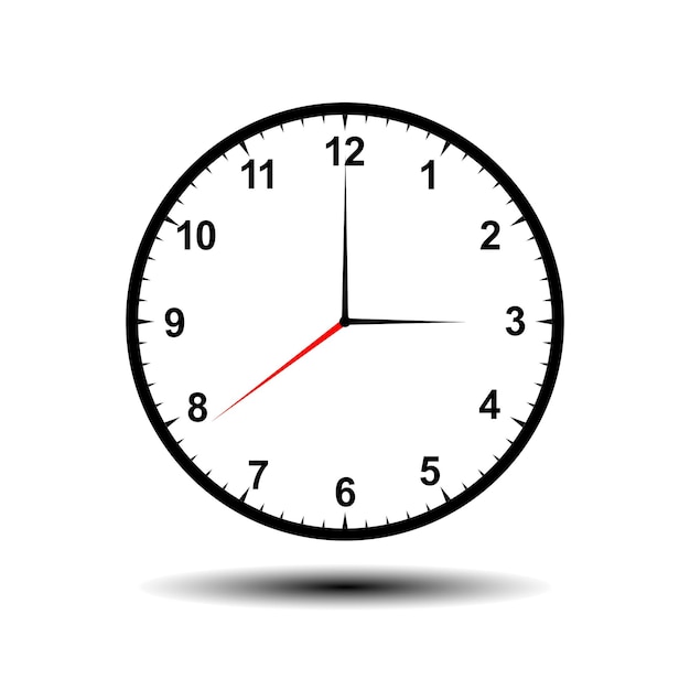 The analog wall clock shows 300