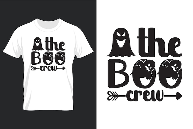 The Boo Crew, diseño de camiseta SVG de Halloween