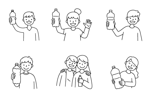 the people drinking water icon is a customizable vector icon that can be used in web projects and mobile applications
