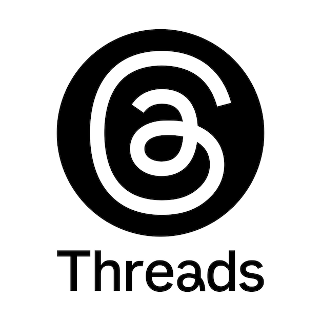 Vector threads logo vector eps svg ai descarga gratuita threads aplicación logotipo logotipo de threads instagram meta