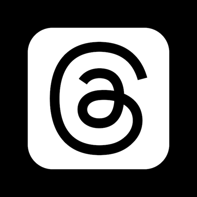 Threads logo vector EPS SVG AI Descarga gratuita Threads aplicación logotipo logotipo de threads instagram meta