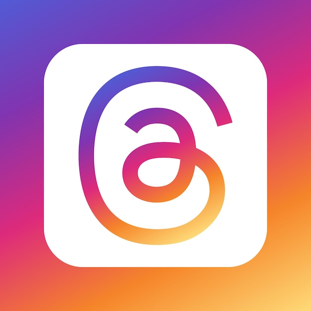 Threads logo vector eps svg ai descarga gratuita threads aplicación logotipo logotipo de threads instagram meta