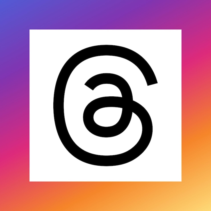 Vector threads logo vector eps svg ai descarga gratuita threads aplicación logotipo logotipo de threads instagram meta