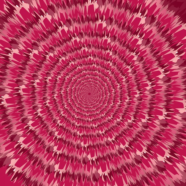 Tie dye twist fondo tinta rosa vector hipnótico inmersión teñido textil