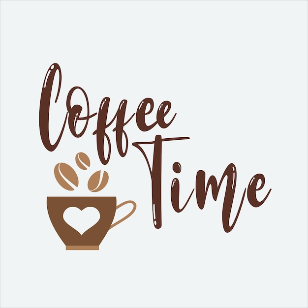 Vector tiempo de café