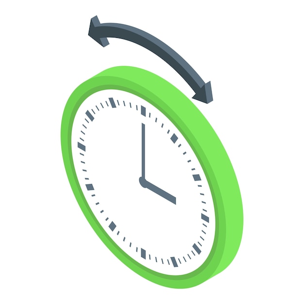 Tiempo de cambio de reloj que muestra la fecha límite y el horario