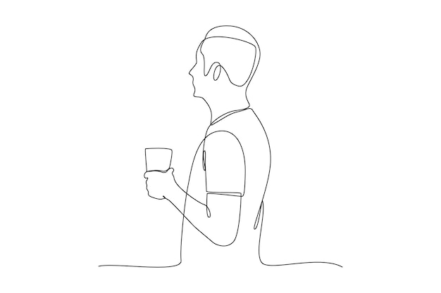 Tiempo de descanso con una taza de té