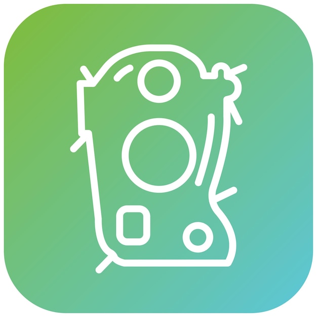 Tiempo de diseño vectorial Estilo del icono de la portada