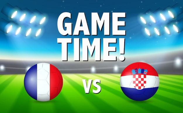 Tiempo de juego francia vs croacia