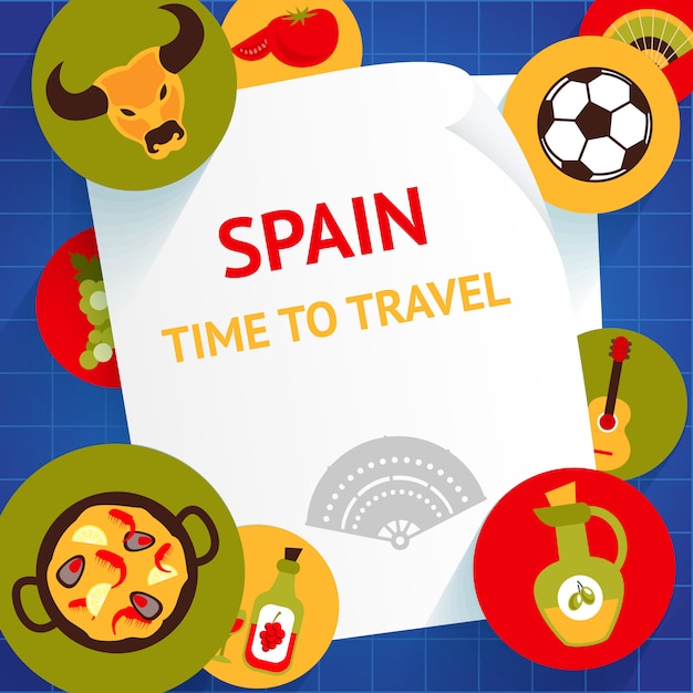 Tiempo para viajar a España atracciones turísticas de viaje.