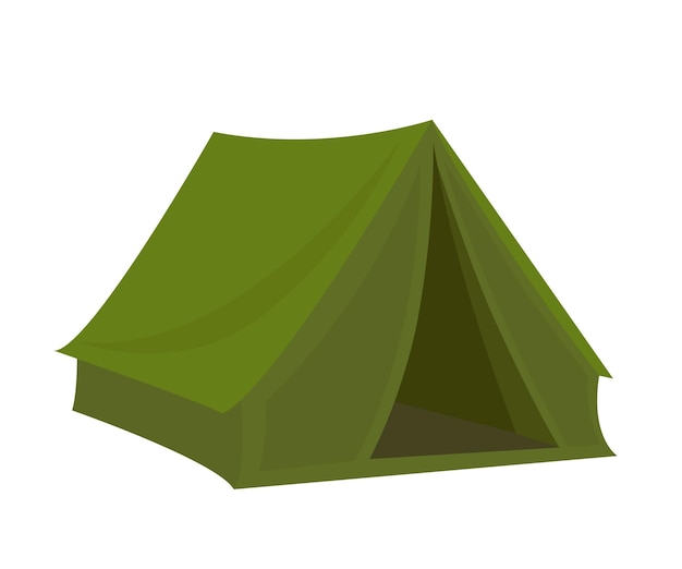 tienda de campaña verde
