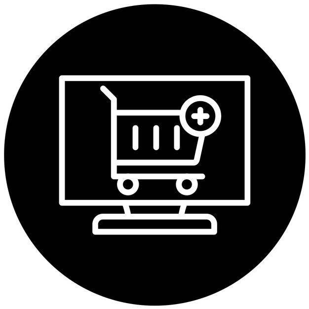 Tienda de diseño vectorial Añadir estilo de icono