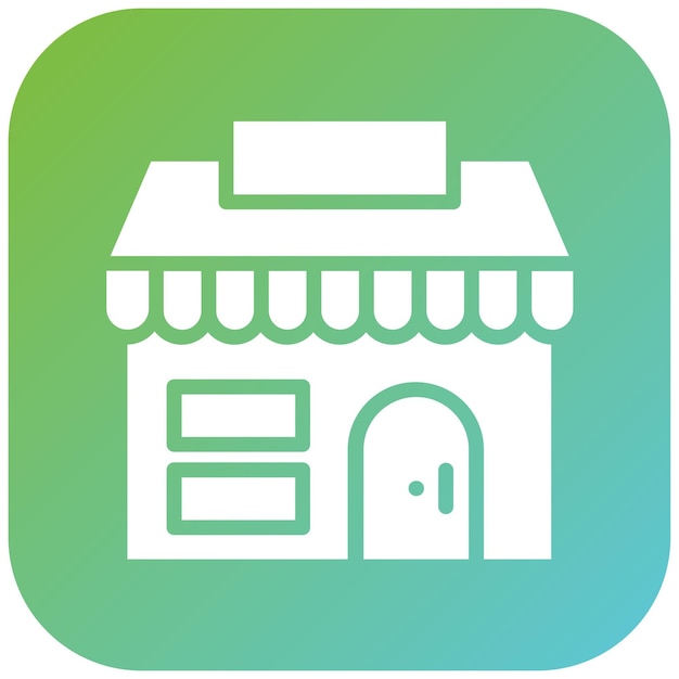Tienda de diseño vectorial Estilo de icono
