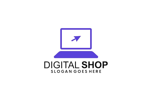 Vector tienda online logo