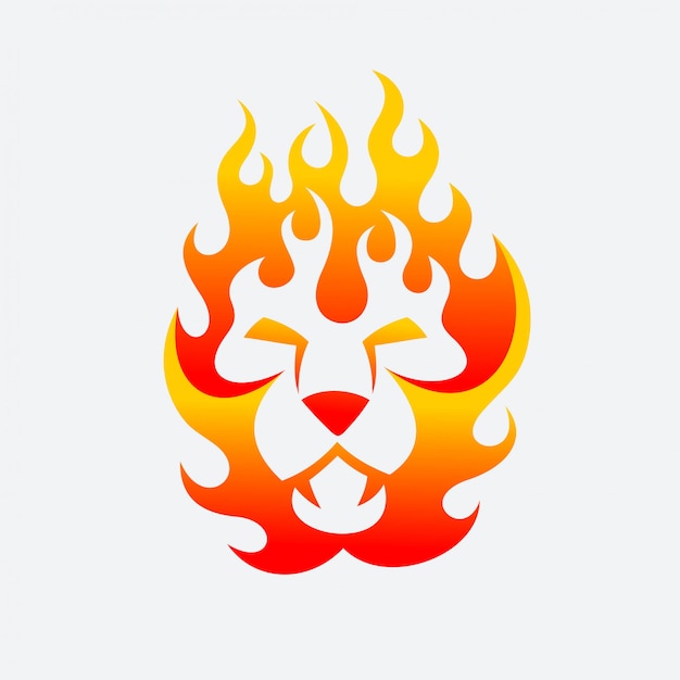 Tigre fuego vector