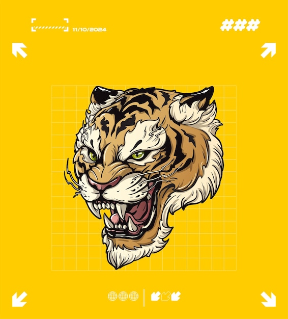 tigre logo vector