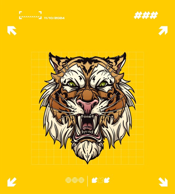 tigre logo vector