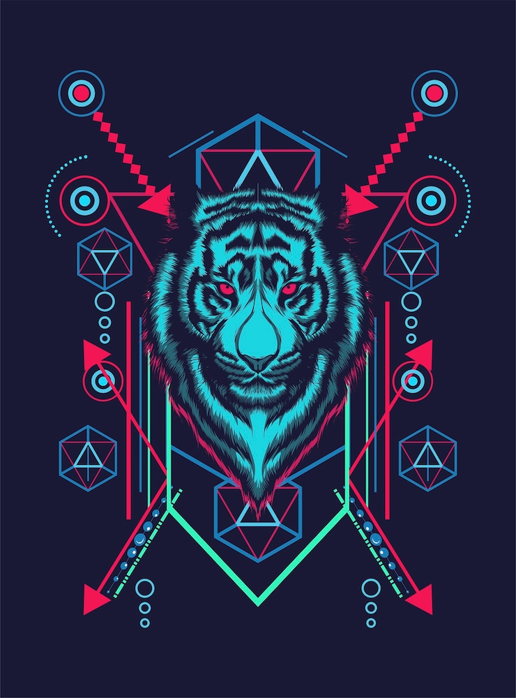Vector el tigre