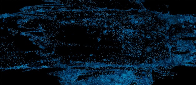 Tinta azul oscuro acuarela fondo abstracto grunge
