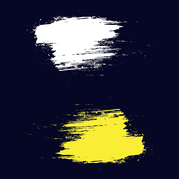 Tinta grunge pintura pincel forma salpicadura vector