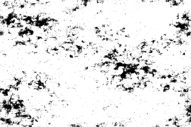 Tinta monocromática abstracta de textura grunge vintage en blanco y negro