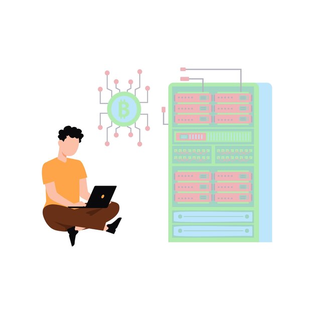 El tipo está trabajando en tecnología bitcoin.