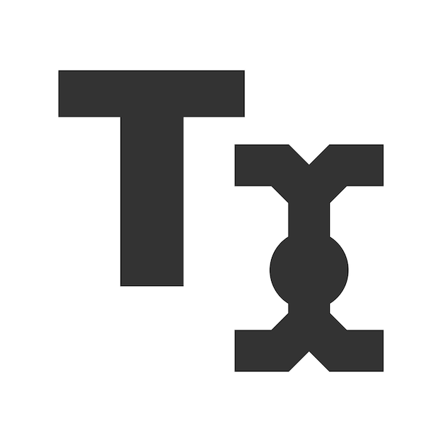 Tipo de icono de texto