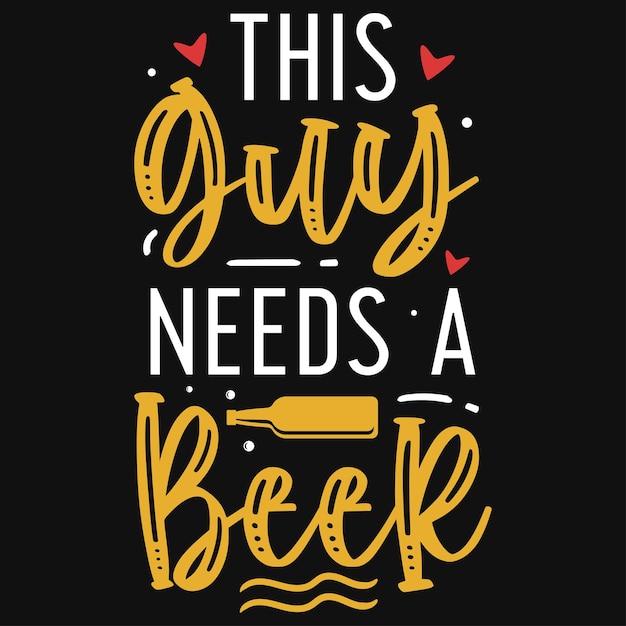 Este tipo necesita una tipografía de cerveza