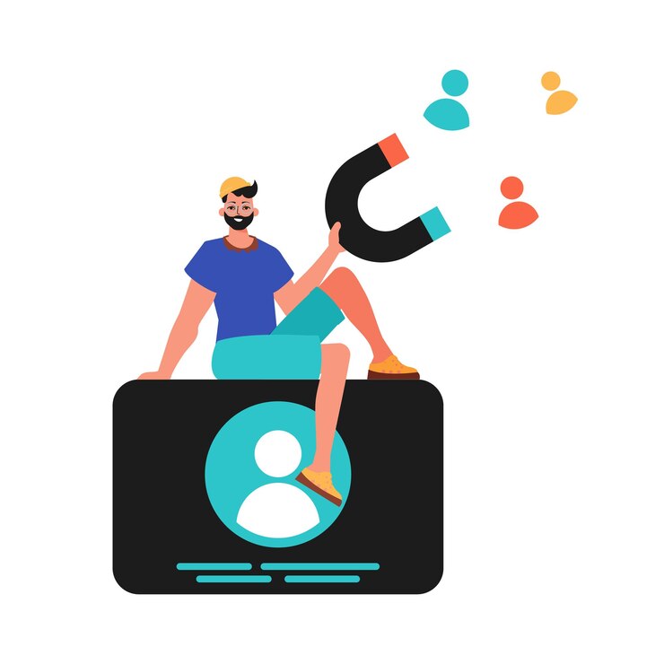 Vector el tipo sostiene una coqueta atractiva en su fregadero que atrae la ilustración vectorial de estilo moderno