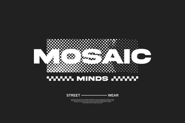 tipografía activo vectorial cartel e impresión de camisetas para ropa de calle adecuada para la impresión