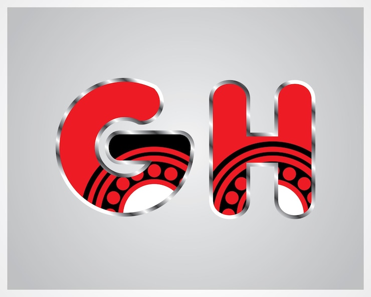 Vector tipografía az red doted círculos conjunto de alfabeto