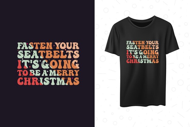 Tipografía Diseño de camisetas navideñas, Navidad