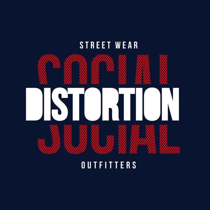 Tipografía de distorsión social