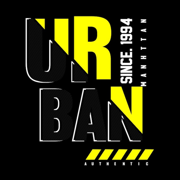Tipografía de eslogan urbano motivación gráfica camiseta diseño de impresión ilustración vectorial