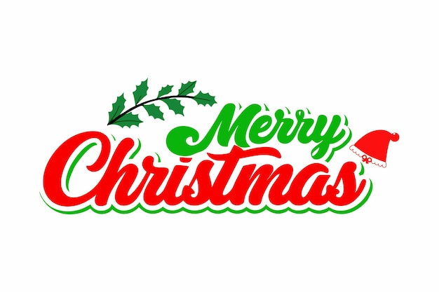 Tipografía feliz navidad
