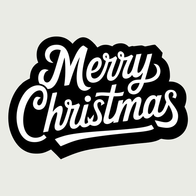 Tipografía Feliz Navidad