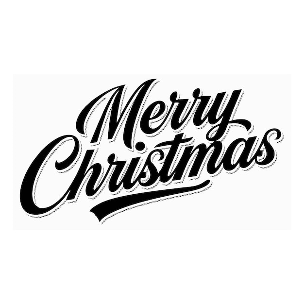 Tipografía Feliz Navidad