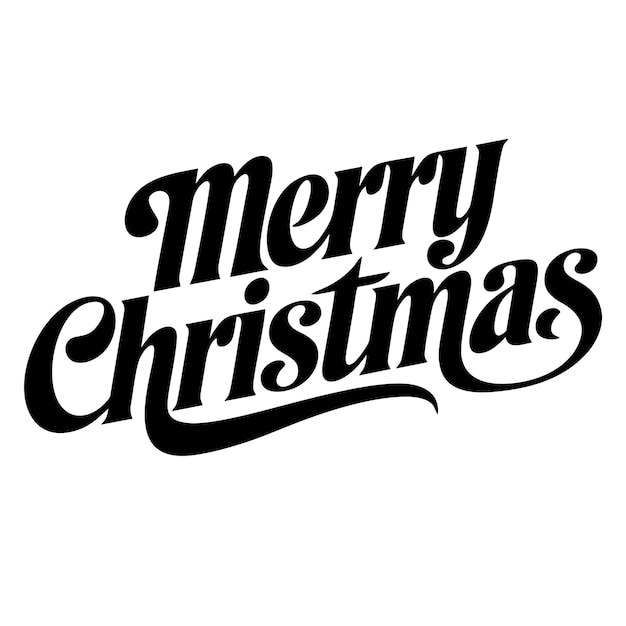 Tipografía Feliz Navidad