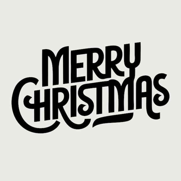 Tipografía Feliz Navidad