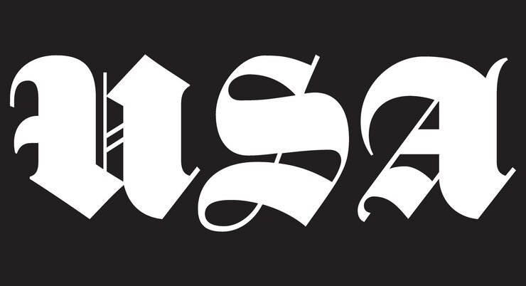 Tipografía de fuente universitaria retro de la universidad de Estados Unidos Impresión de eslogan de Michigan para camiseta de tee Estados Unidos