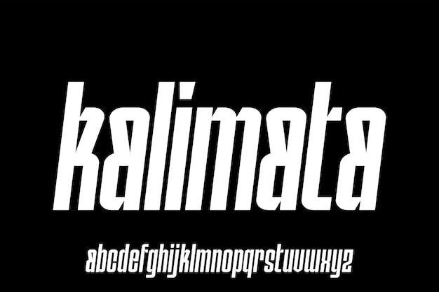 tipografía de fuente de visualización en minúsculas urbanas