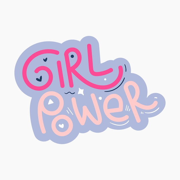 Tipografía Girl power