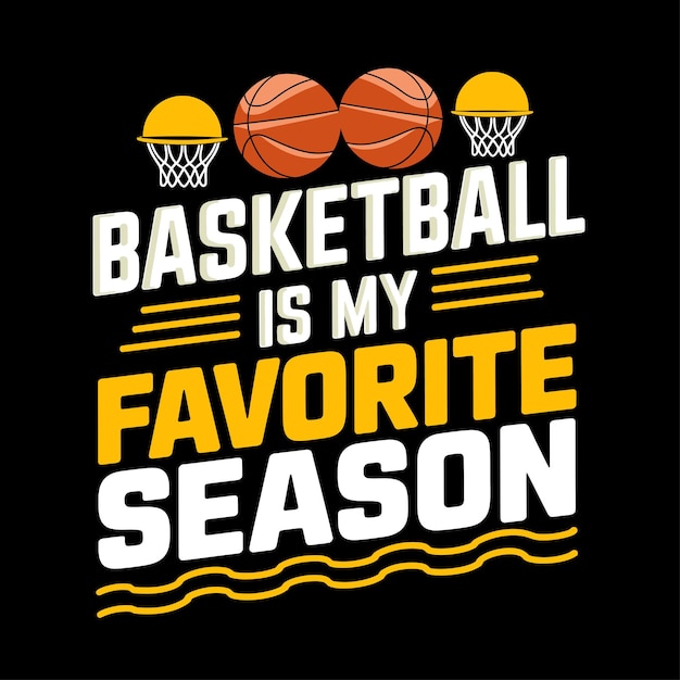 Tipografía gráfica diseño de camisetas de baloncesto