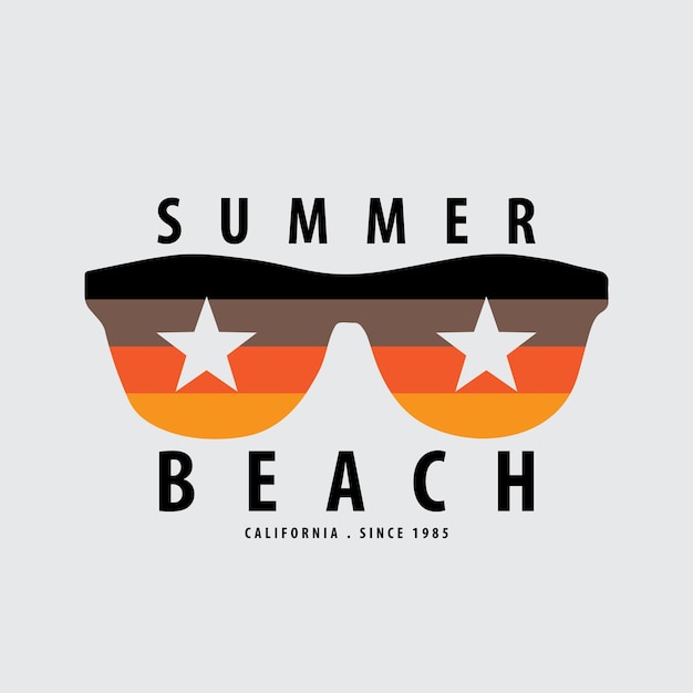 Vector tipografía de ilustración de verano perfecta para el diseño de camisetas